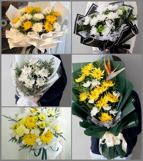 福建泉州晋江市龙湖镇杆柄村白事花束代送